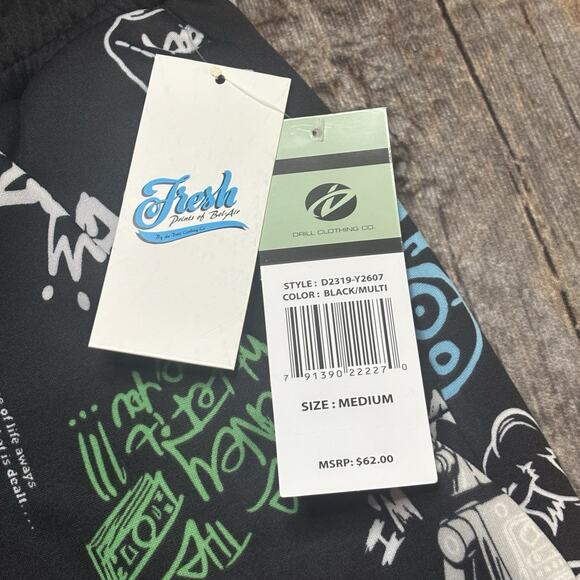 Fresh Prints of Bel-Air Real Grind Monster Graffiti Joggers Adult Medium - Picture 4 of 7